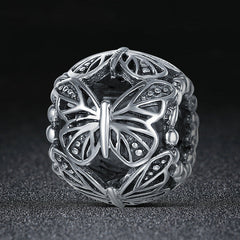Butterfly 925 Silver Charm - fathyibrahim