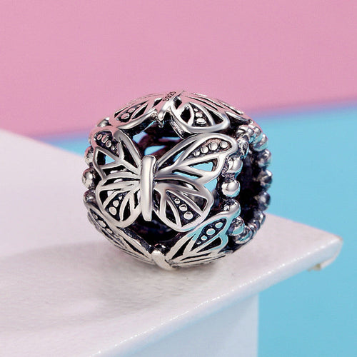 Butterfly 925 Silver Charm - fathyibrahim