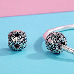 Butterfly 925 Silver Charm - fathyibrahim