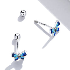 Butterfly 925 Silver Earring - fathyibrahim
