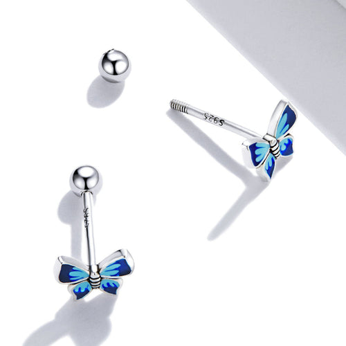 Butterfly 925 Silver Earring - fathyibrahim