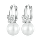 Butterfly Shell 925 Silver Earing - fathyibrahim