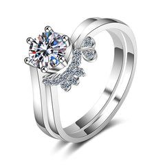 Butterfly Moissanite 925 Silver Ring - fathyibrahim