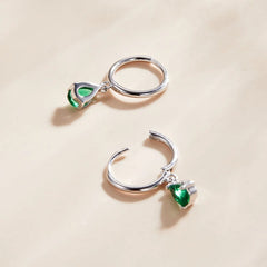 Circle Shaped 925 Silver Earring - fathyibrahim