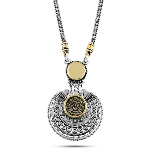 Copper Inlaid 925 Egyptian Silver Women Necklace - fathyibrahim