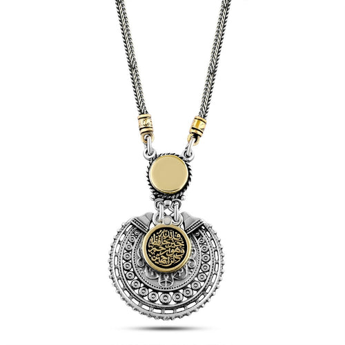 Copper Inlaid 925 Egyptian Silver Women Necklace - fathyibrahim