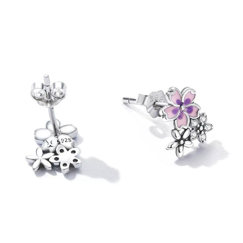 Delicate Flowers 925 Silver Earring - fathyibrahim