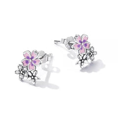 Delicate Flowers 925 Silver Earring - fathyibrahim