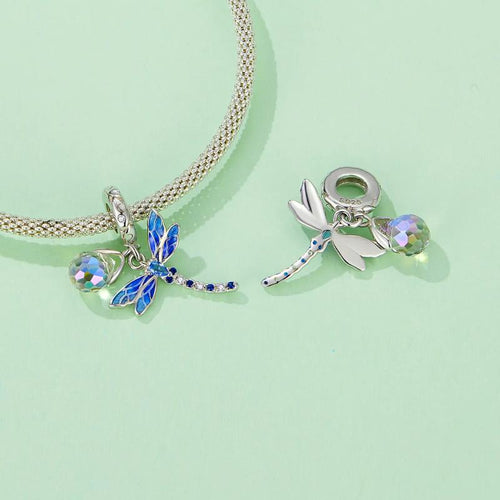 Dragonfly Charm - 925 sterling silver - fathyibrahim