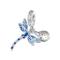 Dragonfly Charm - 925 sterling silver - fathyibrahim