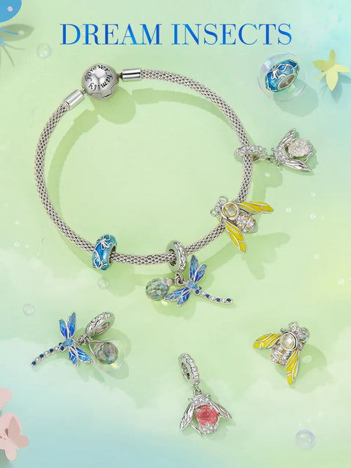 Dragonfly Charm - 925 sterling silver - fathyibrahim