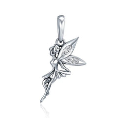 Fairy 925 Silver Charm - White