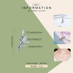 Fairy 925 Silver Charm - White