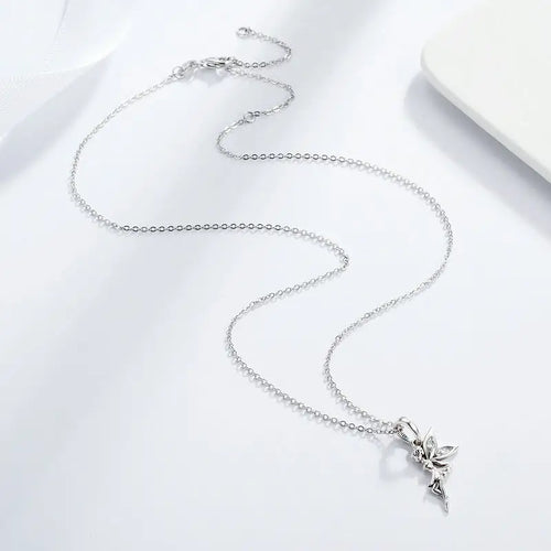 Fairy 925 Silver Charm - White