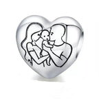 Family Love 925 Silver Charm