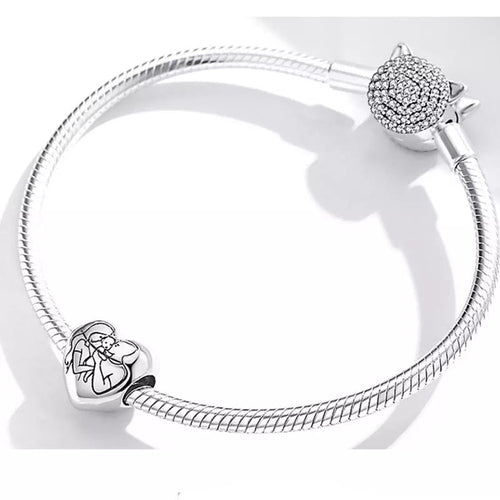 Family Love 925 Silver Charm - fathyibrahim