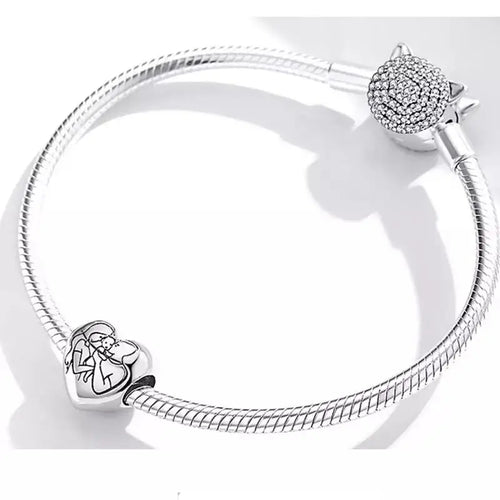 Family Love 925 Silver Charm