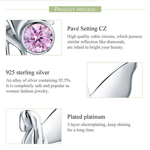 Flower Fairy 925 Silver Earring - fathyibrahim