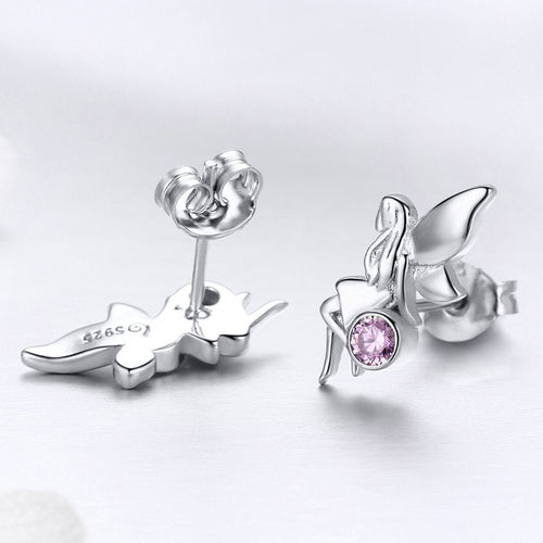 Flower Fairy 925 Silver Earring - fathyibrahim