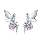 Flower Fairy 925 Silver Earring - fathyibrahim