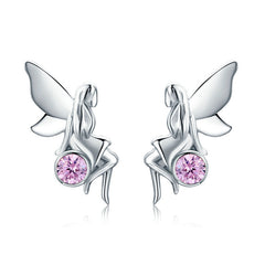 Flower Fairy 925 Silver Earring - fathyibrahim