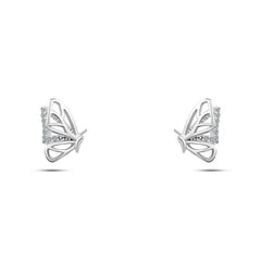 Flying Butterfly Earring - 925 Sterling Silver - fathyibrahim