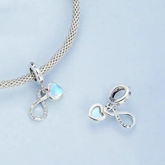 Forever Sister 925 Silver Charm - Multi Color