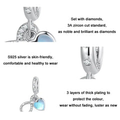 Forever Sister 925 Silver Charm - Multi Color