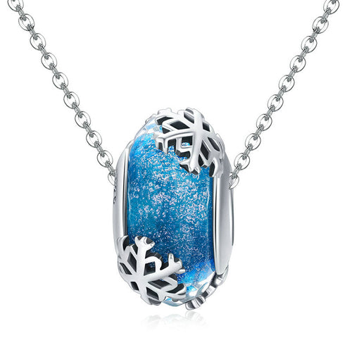 Frozen Snowflakes 925 Silver Charm - fathyibrahim