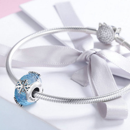Frozen Snowflakes 925 Silver Charm - fathyibrahim