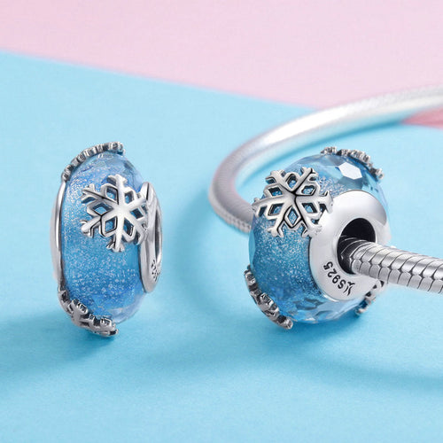 Frozen Snowflakes 925 Silver Charm - fathyibrahim
