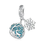 Glow In The Dark 925 Silver Charm - Multi Color