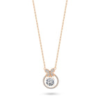 Gold circle and Butterfly 925 Silver Necklace - NECKLACES
