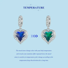Guardian Heart 925 Silver Charm - Multi Color