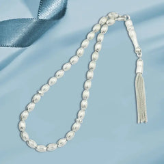 Handmade 925 Silver Rosary 33 Beads - Rosary