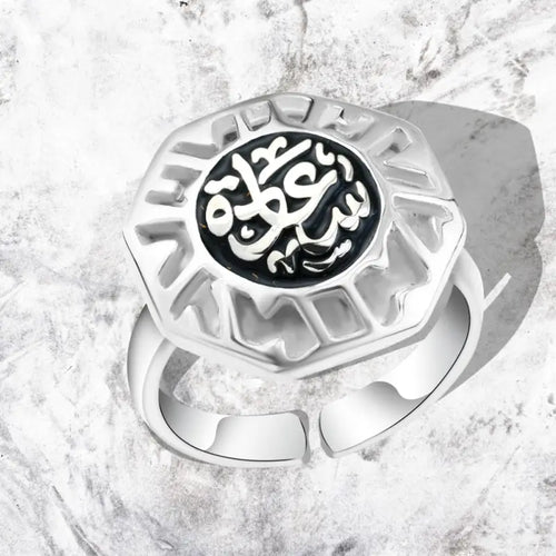 Happiness 925 Silver Ring - Black - Rings