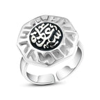 Happiness 925 Silver Ring - Black - Rings