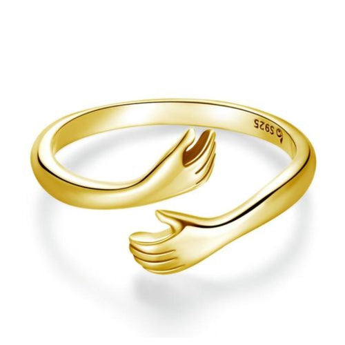 Hug Open Ring - 925 sterling silver - fathyibrahim