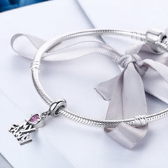 I Love My Family 925 Silver Charm - fathyibrahim