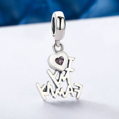 I Love My Family 925 Silver Charm - fathyibrahim