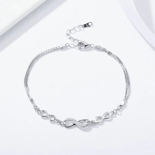 Infinity 925 Silver Bracelet