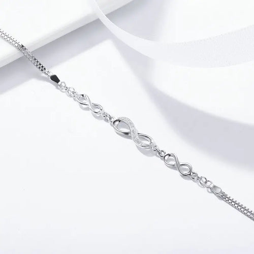 Infinity 925 Silver Bracelet
