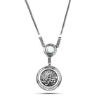 Islamic Arabic Style Necklace - 925 sterling silver - White - NECKLACES