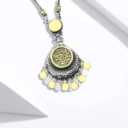 Islamic Design 925 Silver Necklace - NECKLACES