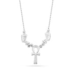 Key Of Life & Nefertiti 925 Silver Necklace - NECKLACES