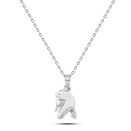 King Tutankhamun 925 Silver Women Necklace