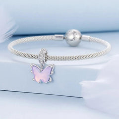Lace Butterfly 925 Silver Charm - fathyibrahim