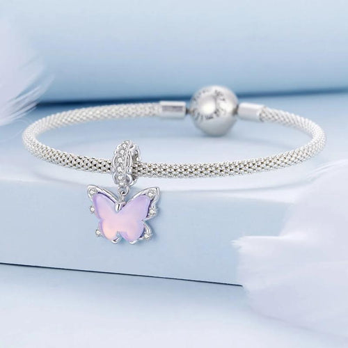 Lace Butterfly 925 Silver Charm - fathyibrahim