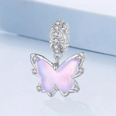 Lace Butterfly 925 Silver Charm - fathyibrahim