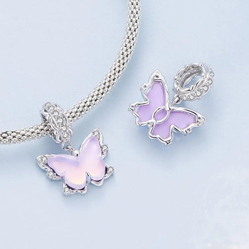 Lace Butterfly 925 Silver Charm - fathyibrahim
